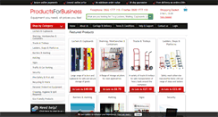 Desktop Screenshot of productsforbusiness.co.uk